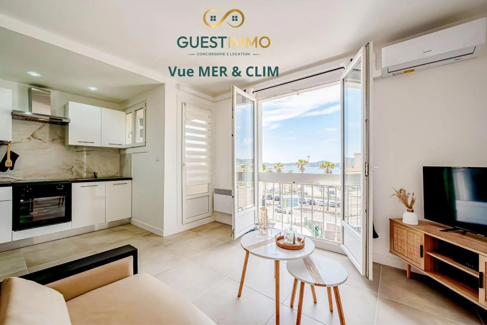 Air-Conditioned Apartment - Sea View Port Toulon